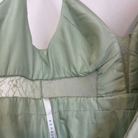 Azazie Mint Green Maxi Dress - Picture 16 of 16